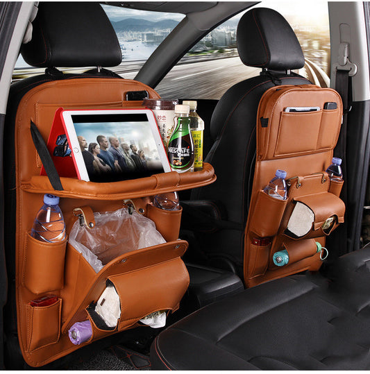 PU Leather Car Storage Bag Multifunctional