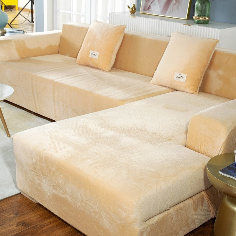 Velvet Elastic Sofa Cover