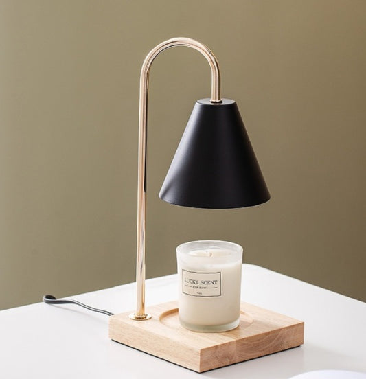 Bedside Wooden Atmosphere Melting Wax Lamp