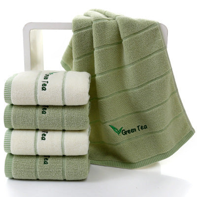 Pure Cotton 32 Strand Embroidered Face Towel