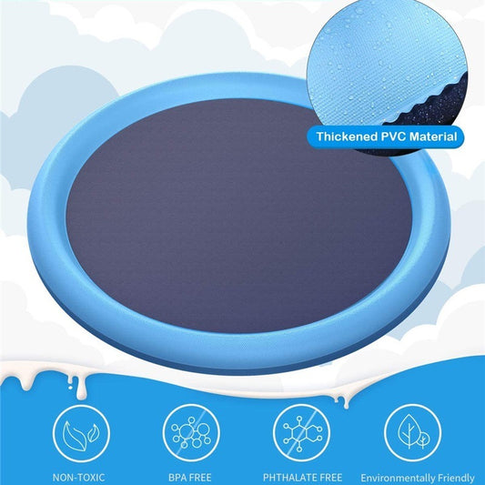 Non-Slip Splash Pad Mat For Kids And Pets Summer Outdoor