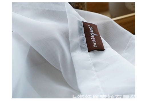 Cotton And Linen Window Curtain