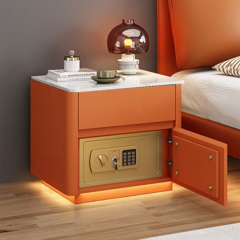 Multi-functional Smart Safe Bedside Table