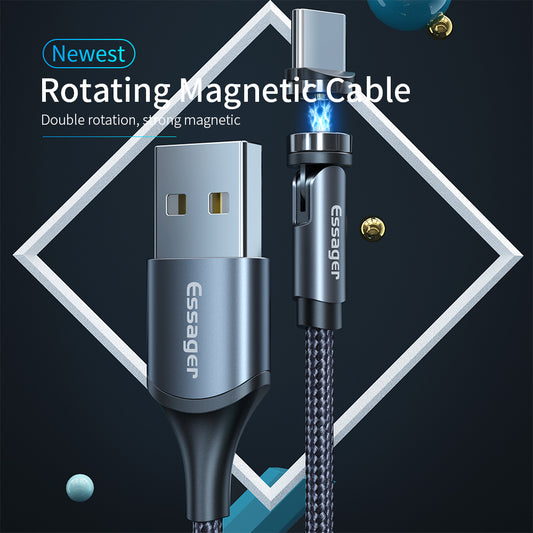 Essager 360 Degree Rotate Magnetic Cable