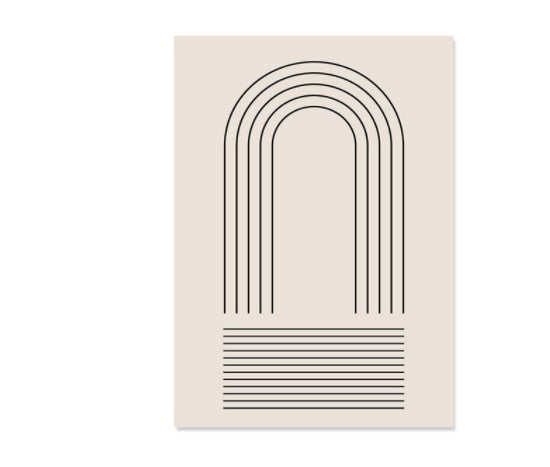 Boho Canvas Abstract Wall Frames