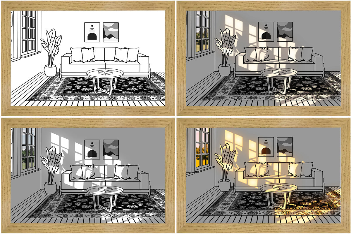 Illuminated Picture LED Decorative Light Bedside Picture Frame