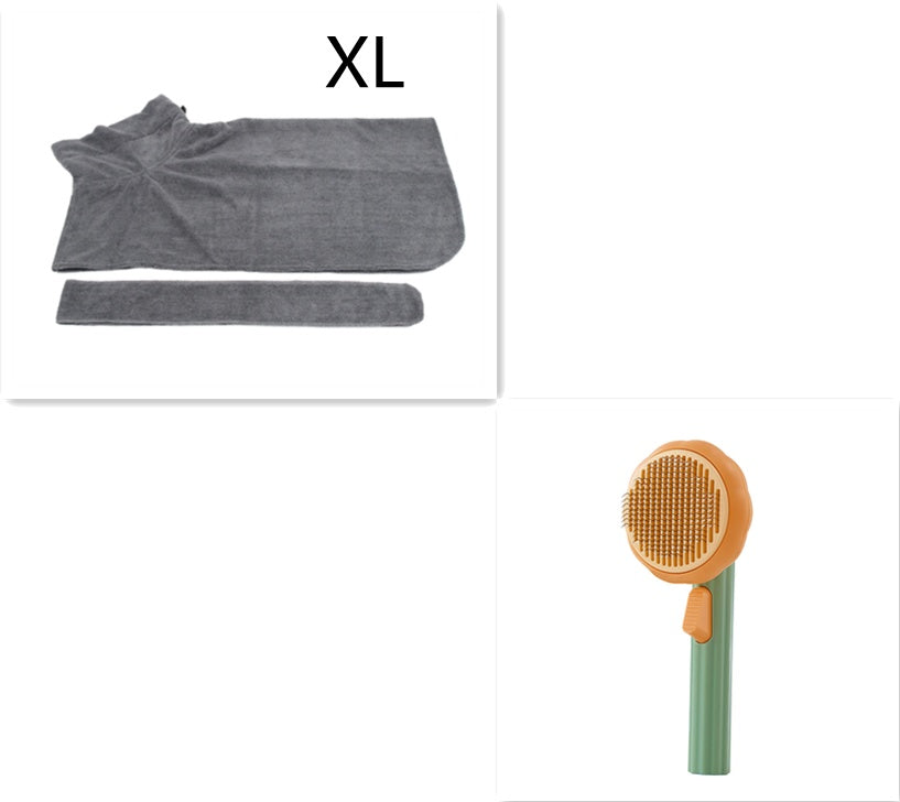 Pet Brush Hand-held Steel Wire Comb Hair Removal