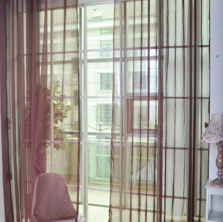 Solid Tulle Window Sheer Curtains