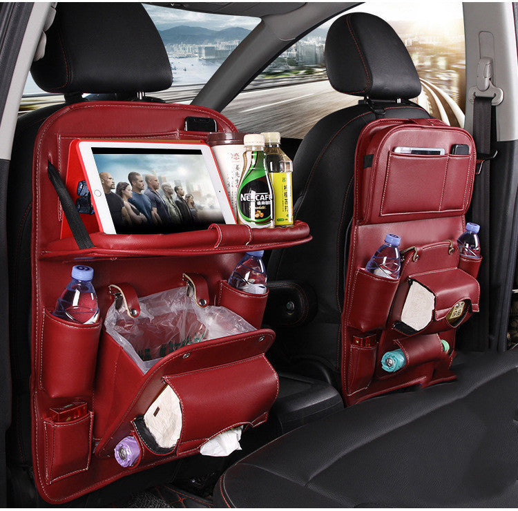 PU Leather Car Storage Bag Multifunctional