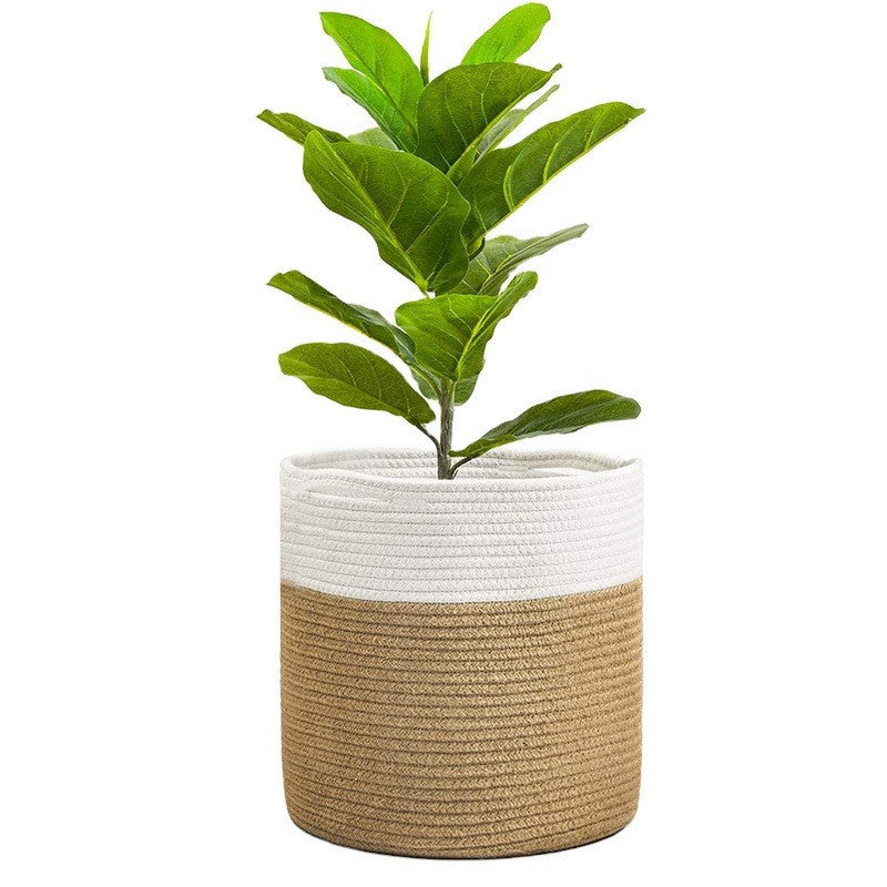 Modern Woven Indoor Plant Storage Basket