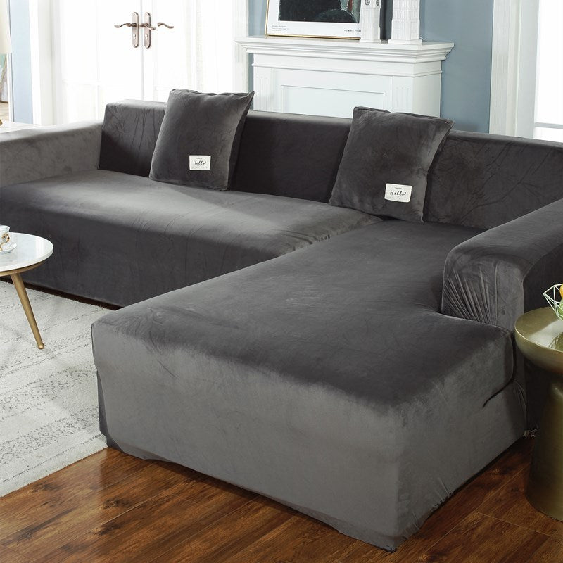 Velvet Elastic Sofa Cover