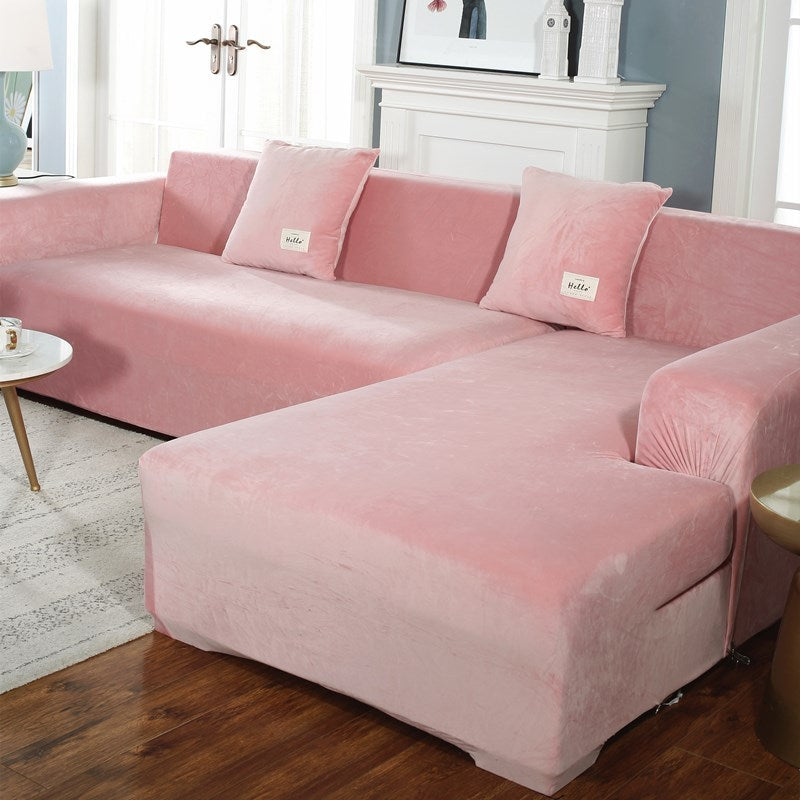 Velvet Elastic Sofa Cover