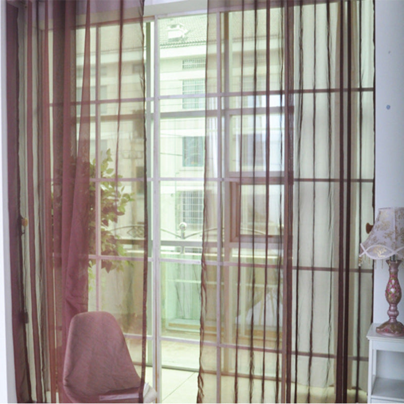 Solid Tulle Window Sheer Curtains