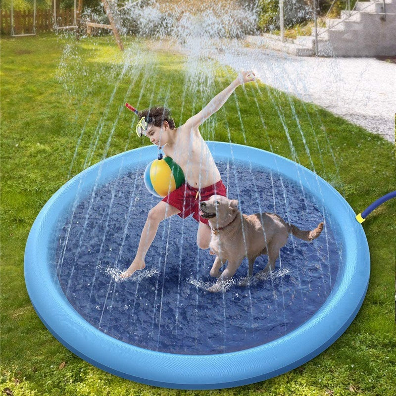 Non-Slip Splash Pad Mat For Kids And Pets Summer Outdoor