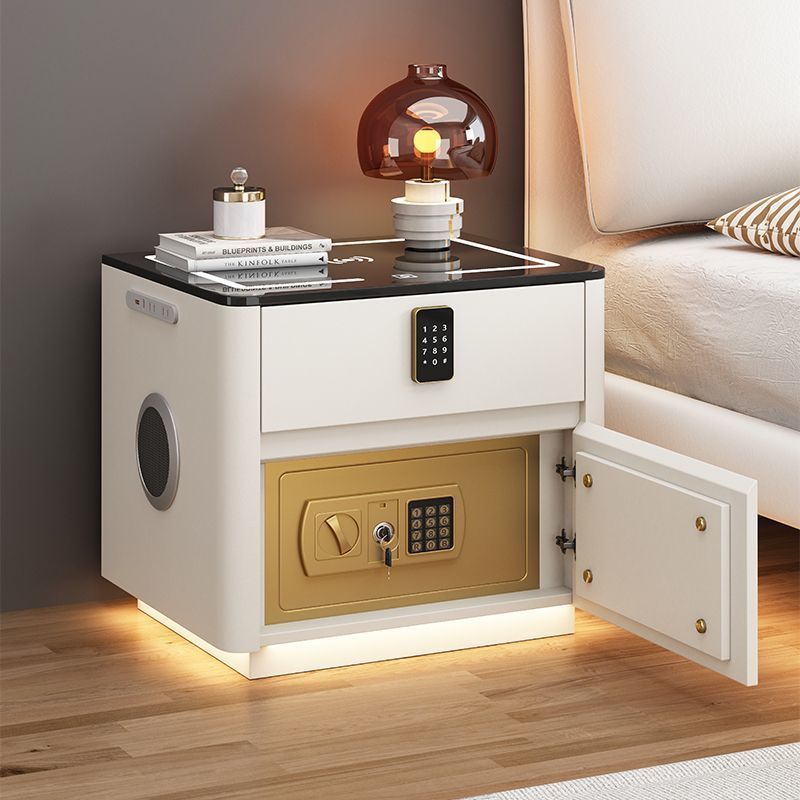 Multi-functional Smart Safe Bedside Table
