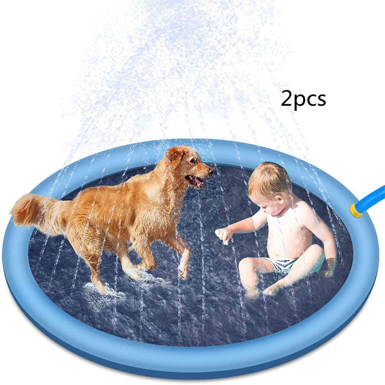 Non-Slip Splash Pad Mat For Kids And Pets Summer Outdoor
