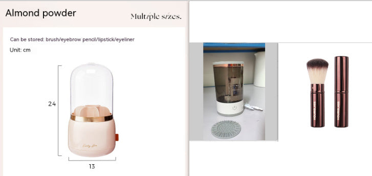 Automatic Cosmetic Brush Cleaning Tool