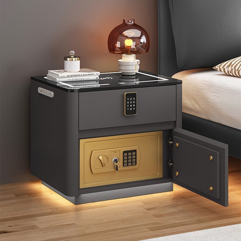 Multi-functional Smart Safe Bedside Table