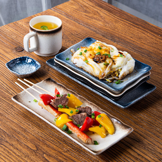 Fashionable Japanese Tableware Barbecue Meat Plate