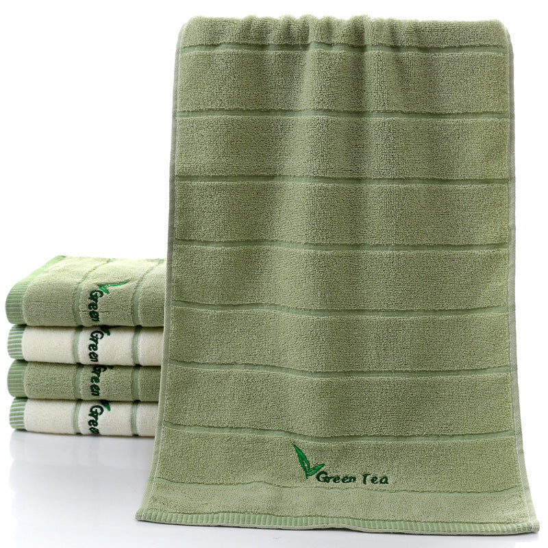 Pure Cotton 32 Strand Embroidered Face Towel