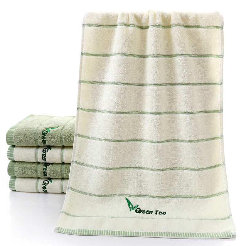 Pure Cotton 32 Strand Embroidered Face Towel