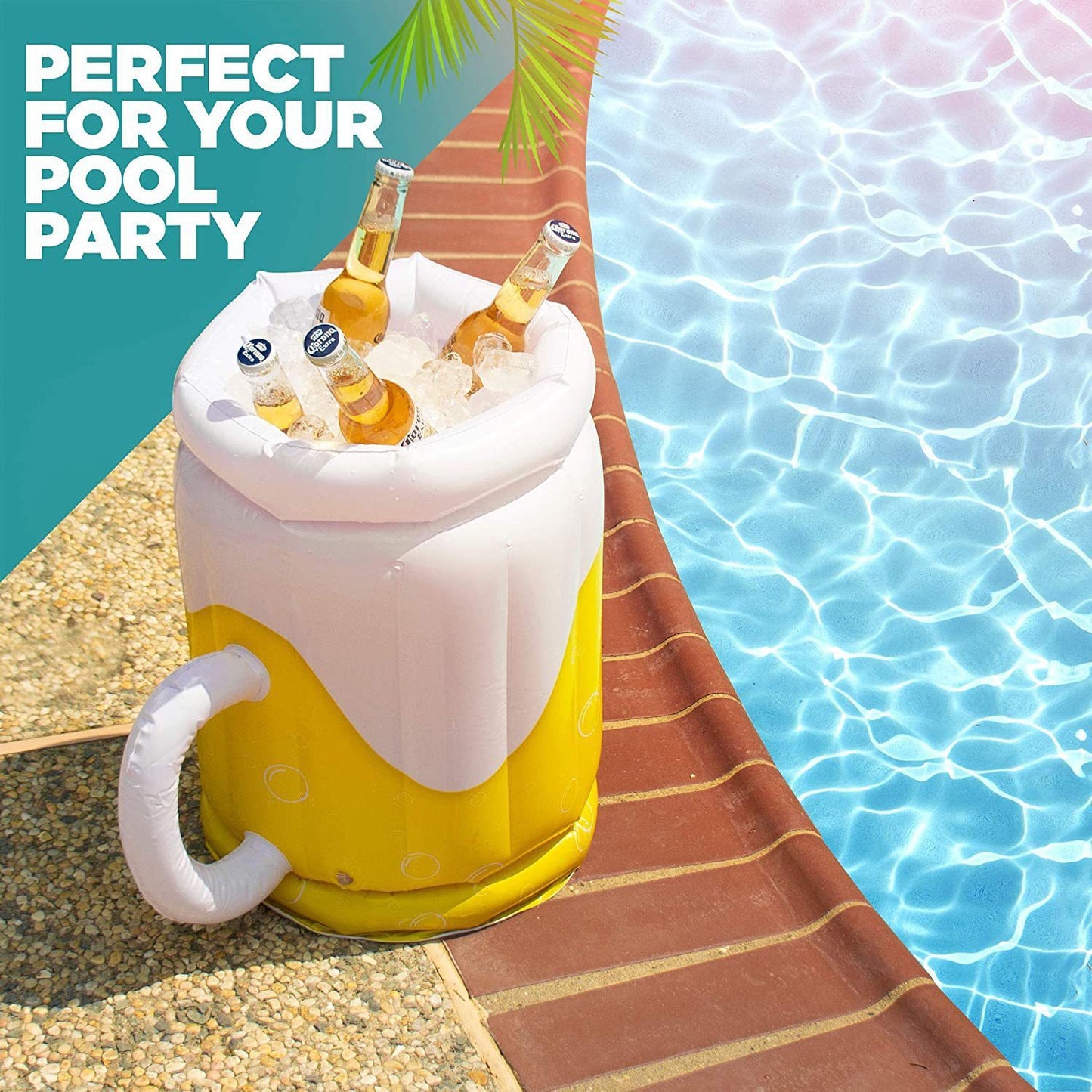 Large Inflatable Beer Mug Pool Float Drink