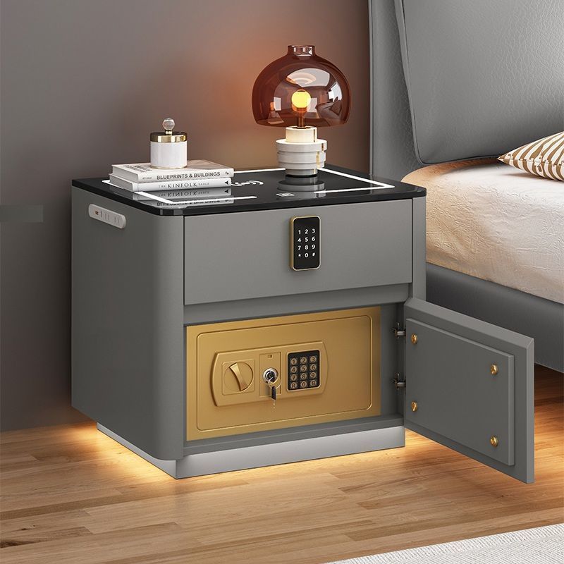 Multi-functional Smart Safe Bedside Table