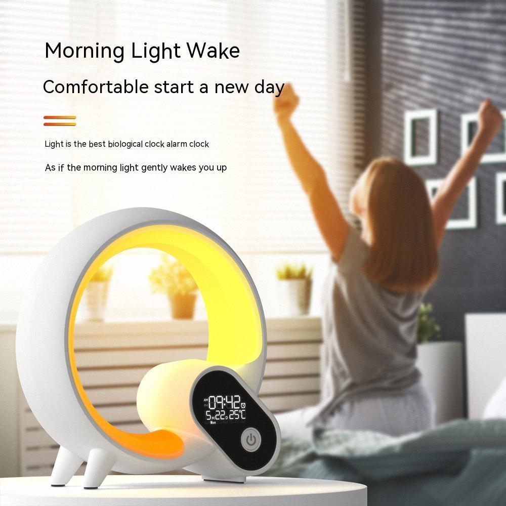 Creative Q Light Analog Digital Display Alarm Clock