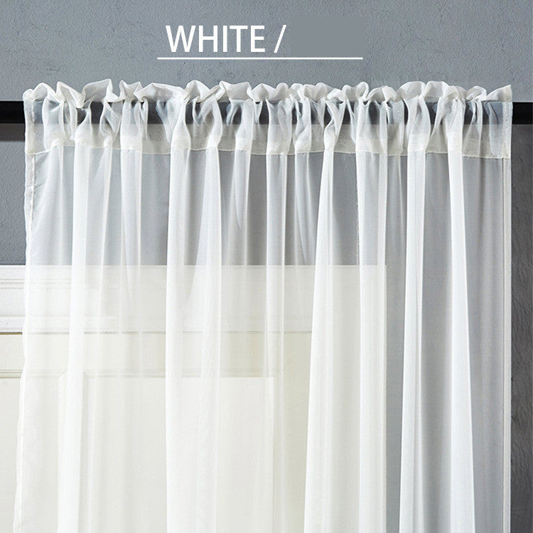 Cotton And Linen Window Curtain