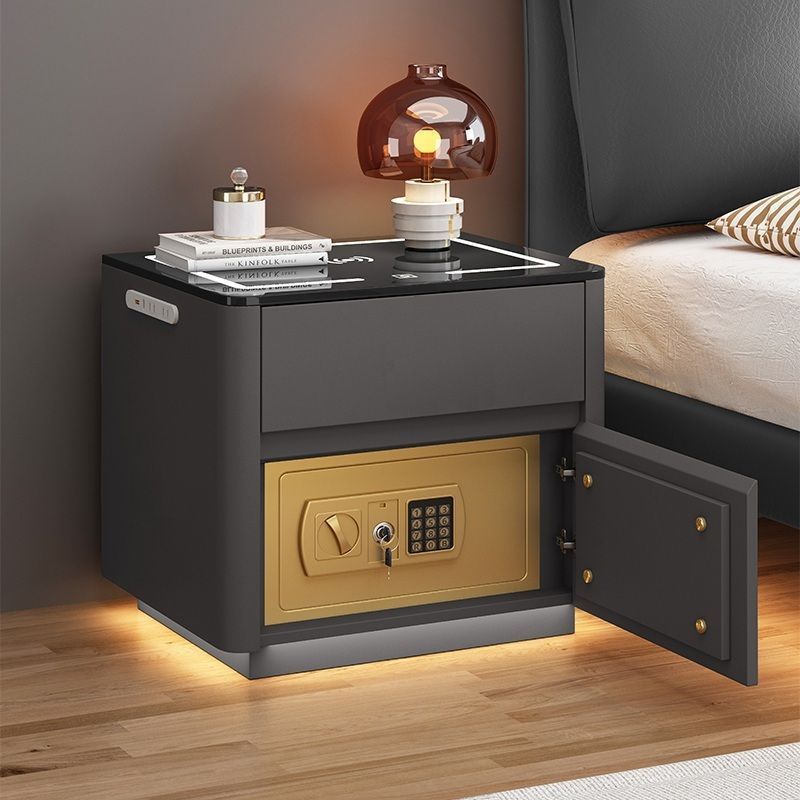 Multi-functional Smart Safe Bedside Table