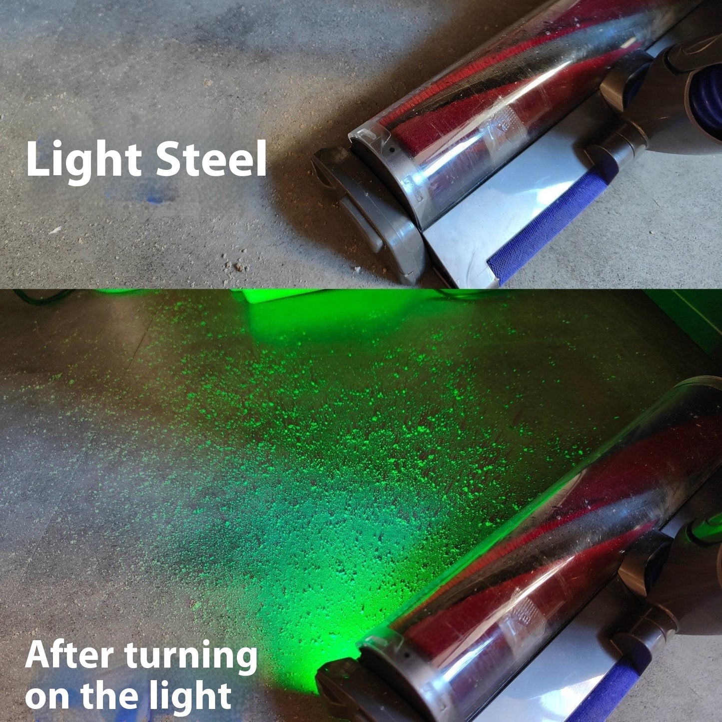 Vacuum Cleaner Dust Display Indicator Light