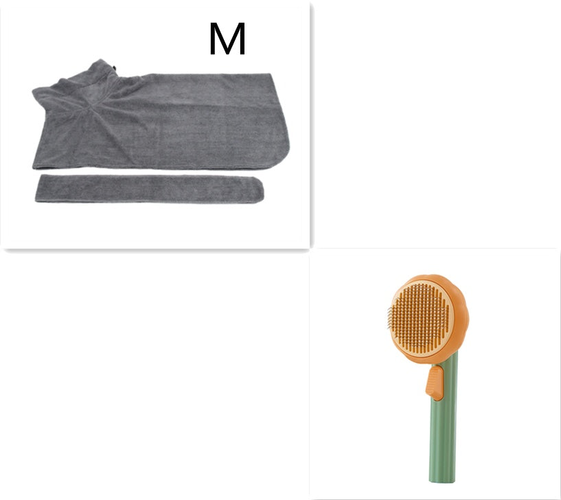 Pet Brush Hand-held Steel Wire Comb Hair Removal