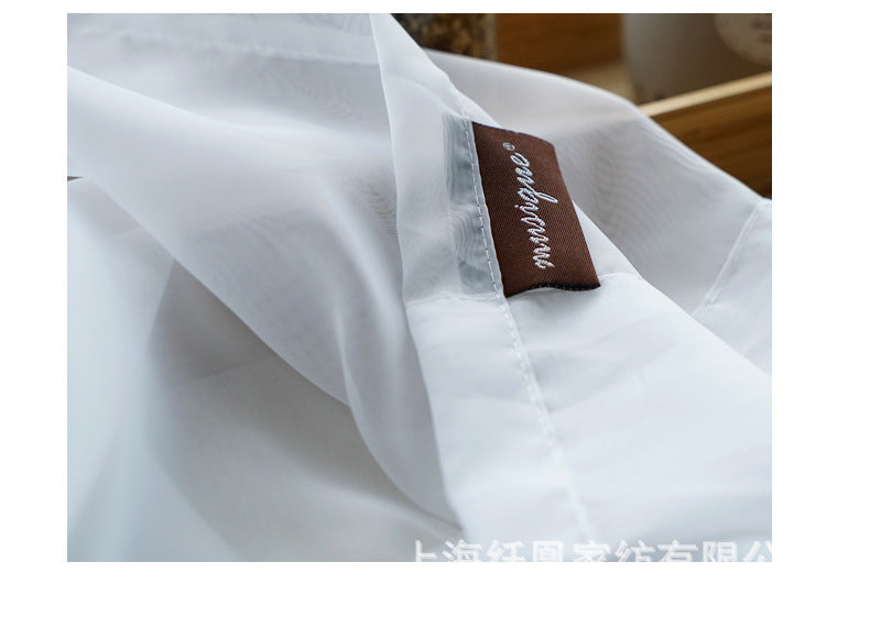 Cotton And Linen Window Curtain