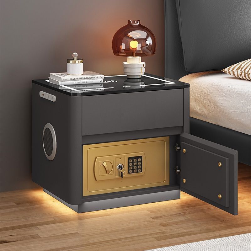 Multi-functional Smart Safe Bedside Table