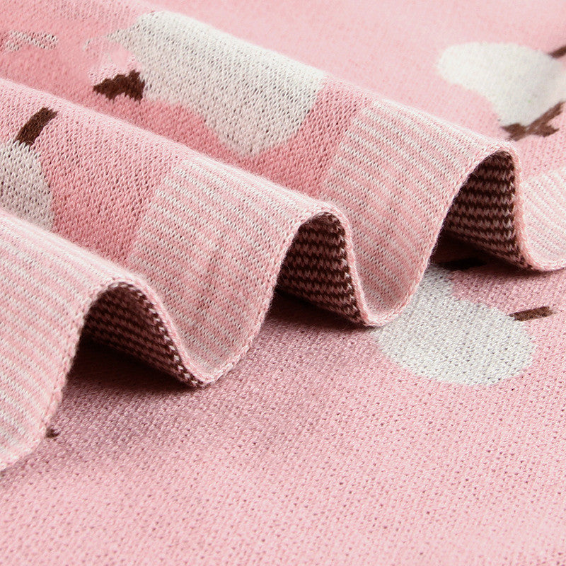 Baby sheepskin blanket windproof cover