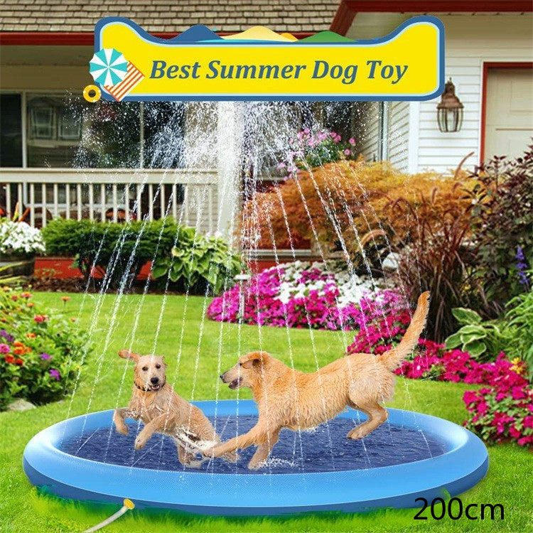 Non-Slip Splash Pad Mat For Kids And Pets Summer Outdoor