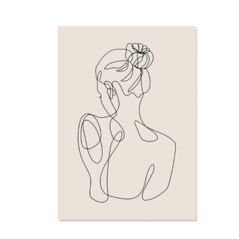 Boho Canvas Abstract Wall Frames