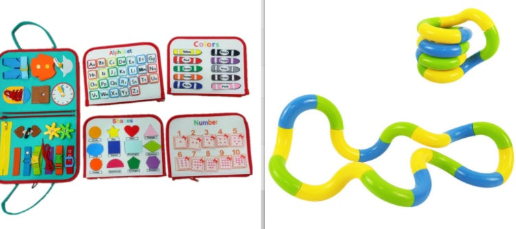 New Busy Book Children's Sensory Learning Toy