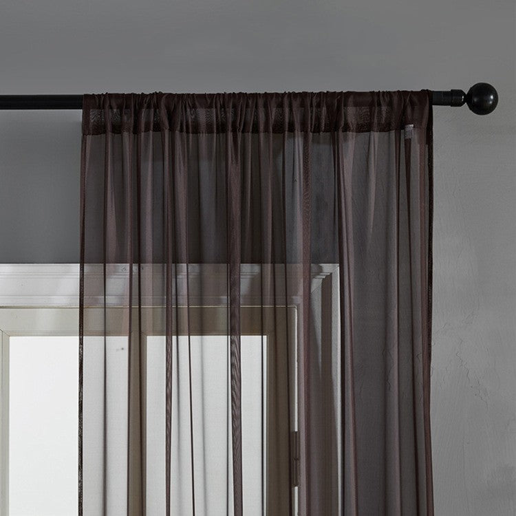 Cotton And Linen Window Curtain