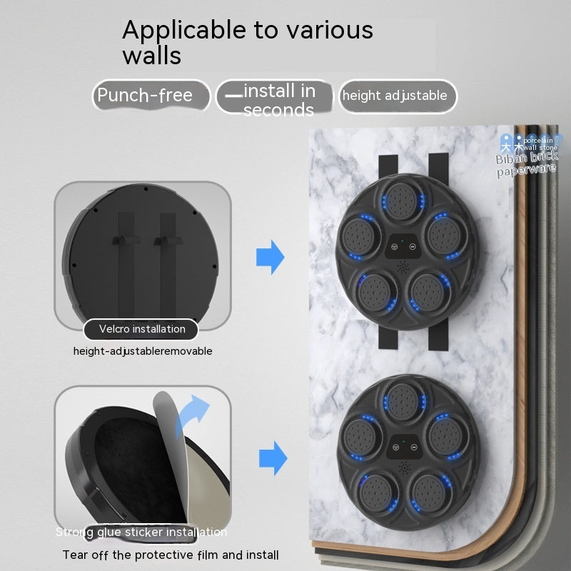 Children's Music Boxing Wall Target Training