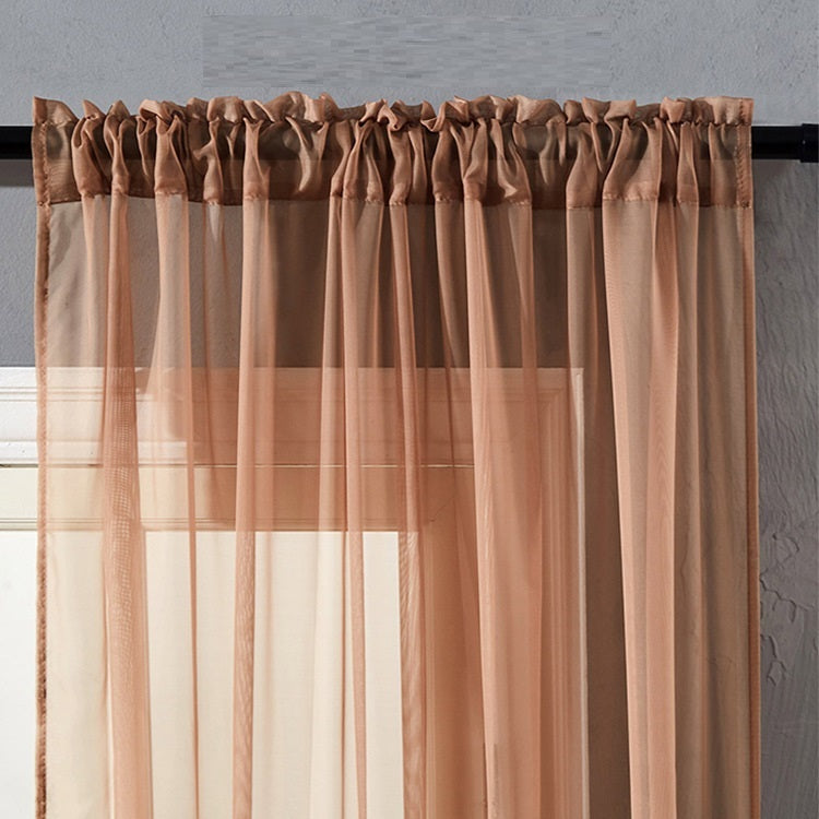 Cotton And Linen Window Curtain