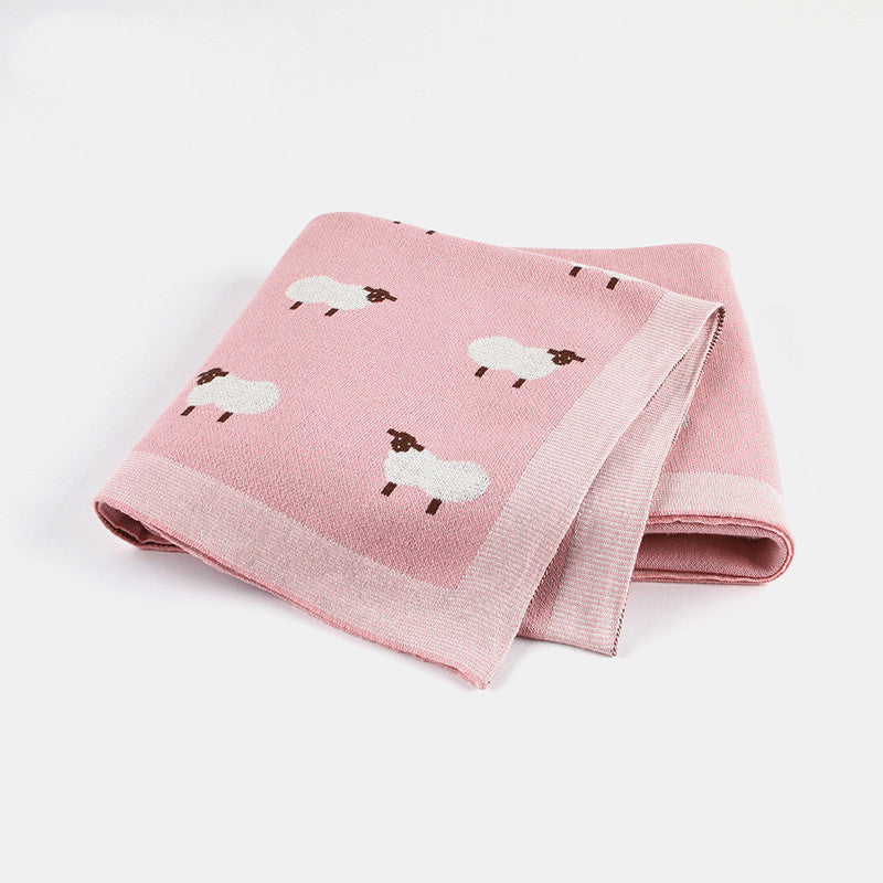 Baby sheepskin blanket windproof cover