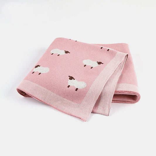 Baby sheepskin blanket windproof cover