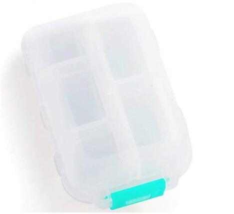 Travel Pill Organizer 10 Grid Portable Container