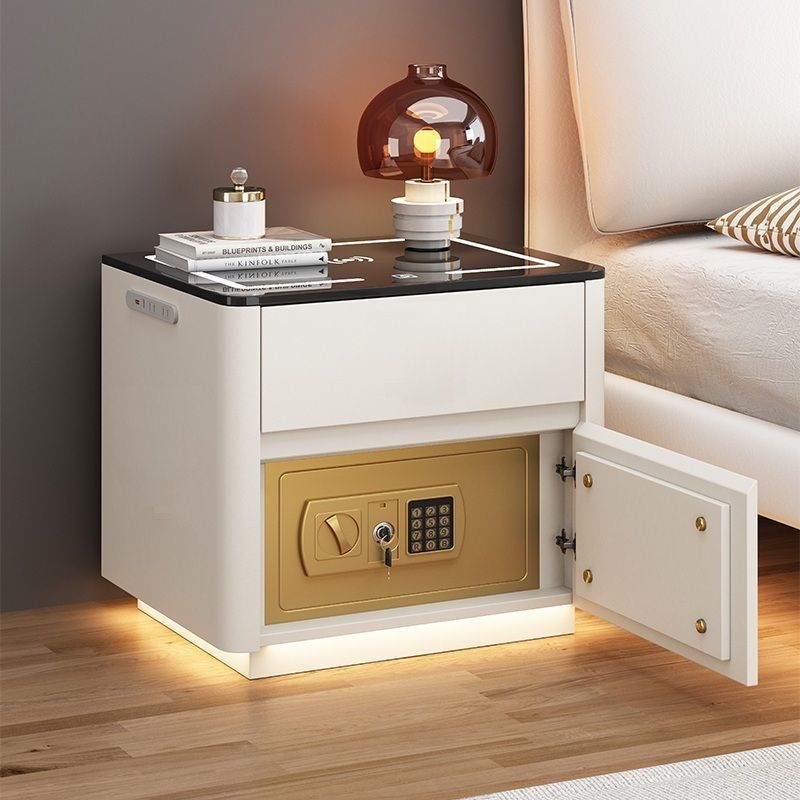 Multi-functional Smart Safe Bedside Table