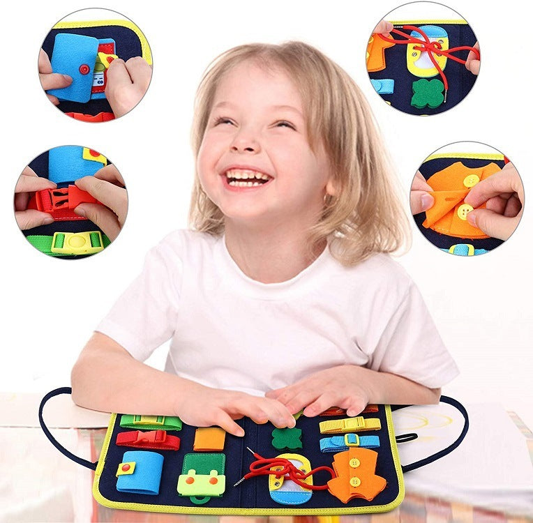 New Busy Book Children's Sensory Learning Toy