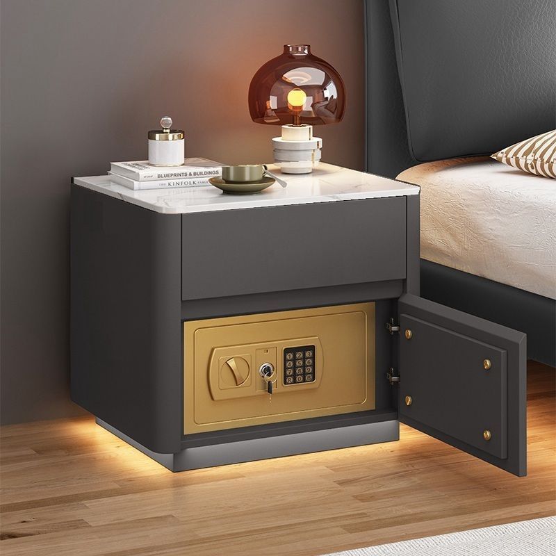 Multi-functional Smart Safe Bedside Table