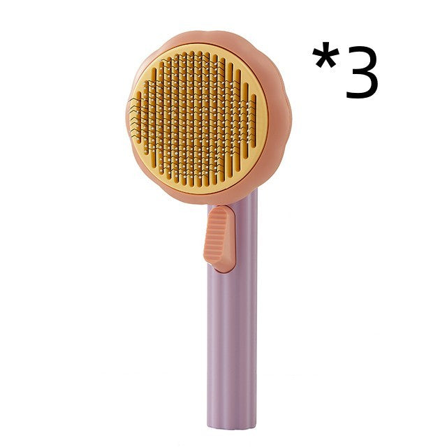 Pet Brush Hand-held Steel Wire Comb Hair Removal