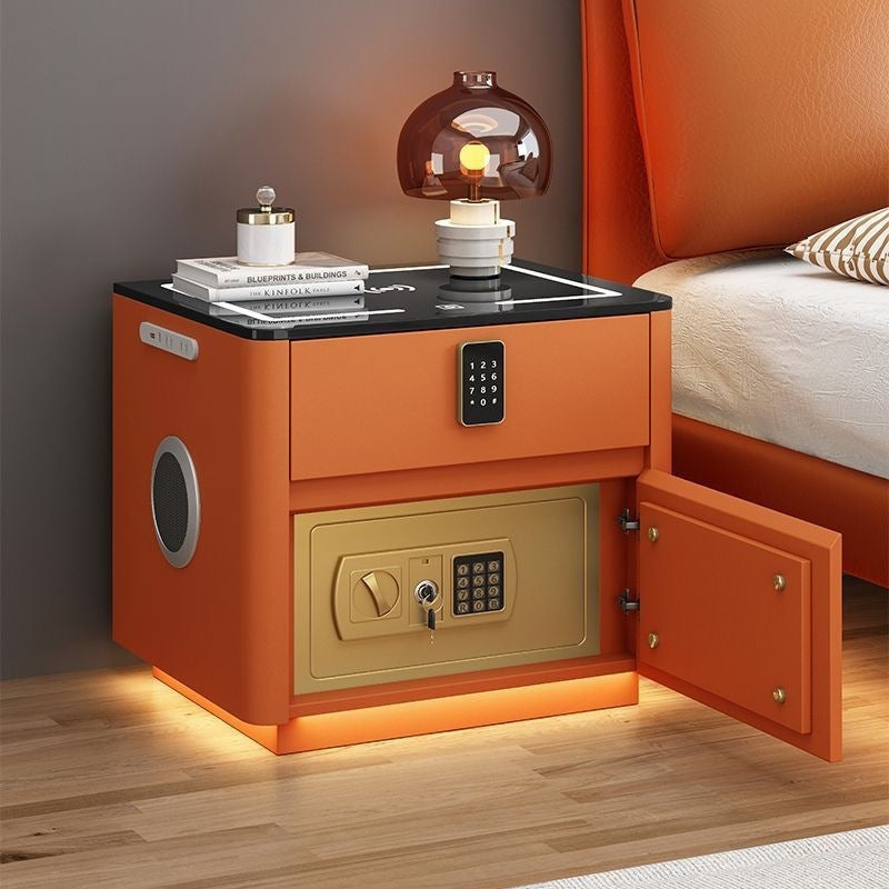 Multi-functional Smart Safe Bedside Table