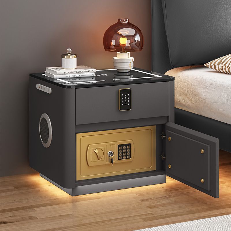 Multi-functional Smart Safe Bedside Table